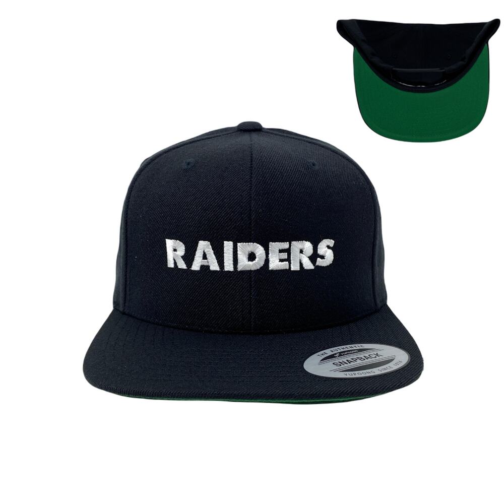 Raiders White Snapback Hat